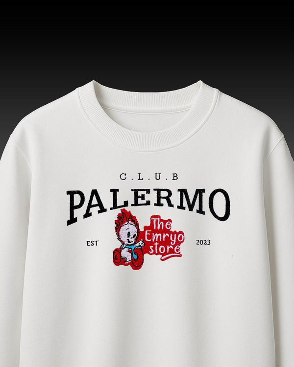 Emryo Club Embroidery Over-Sized T Shirt