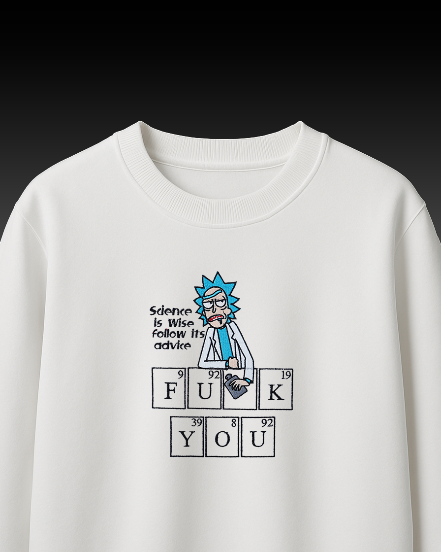 FUCK YOU EMBROIDERY OVER-SIZED T SHIRT