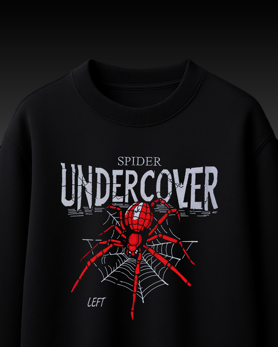 SPIDER UNDERCOVER EMBROIDERY OVER-SIZED T SHIRT