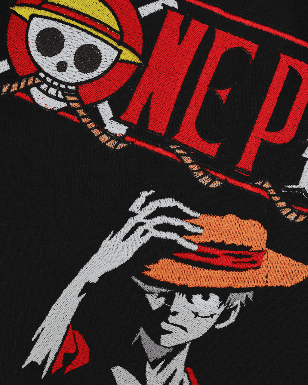 ONE-PIECE EMBROIDERY OVER-SIZED T SHIRT