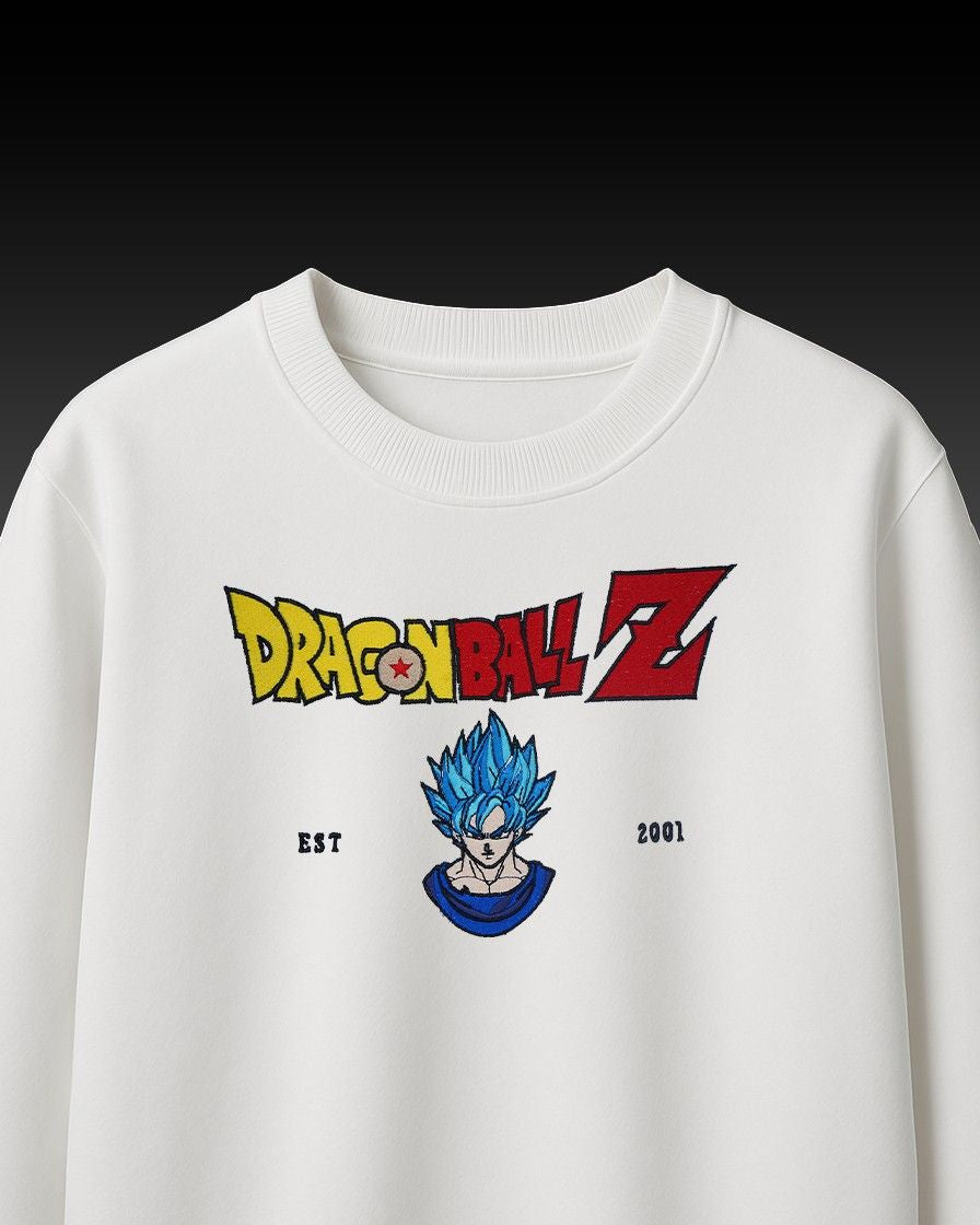 Goku Embroidery Over-Sized T Shirt