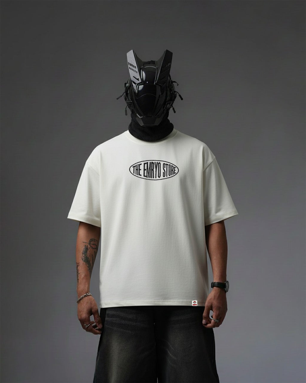 Royal Spade ♠️ EMBROIDERY OVER-SIZED T SHIRT