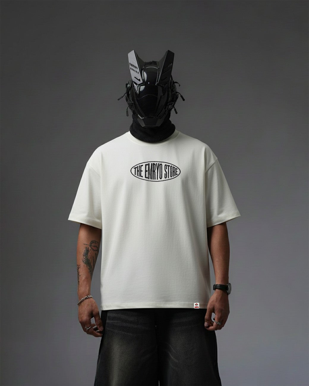 Royal Spade ♠️ EMBROIDERY OVER-SIZED T SHIRT