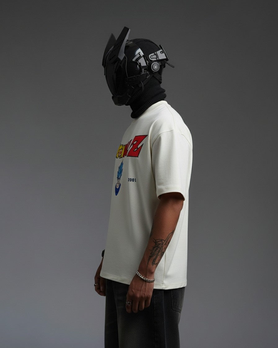GOKU EMBROIDERY OVER-SIZED T SHIRT