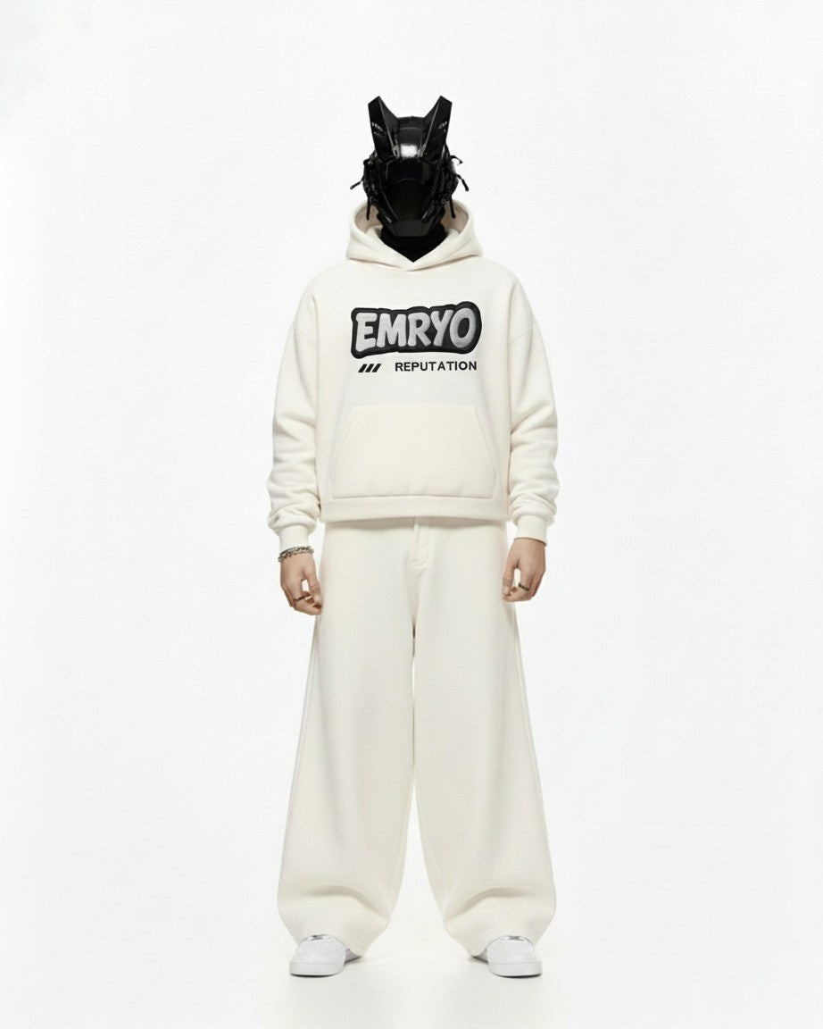 Unicorn Applique Embroidery Oversized Hoodie