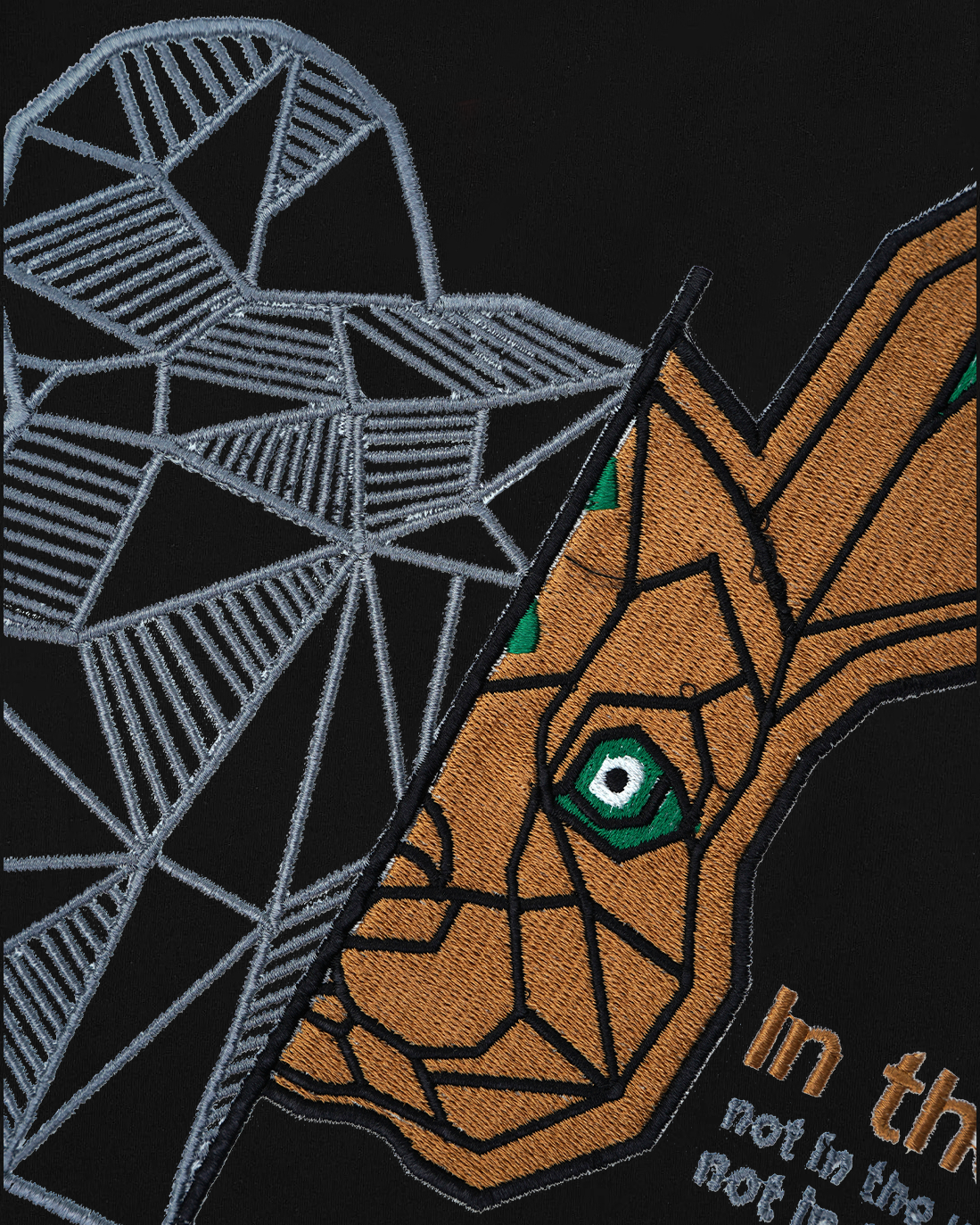 SENIOR TEDDY EMBROIDERY OVER-SIZED T SHIRT