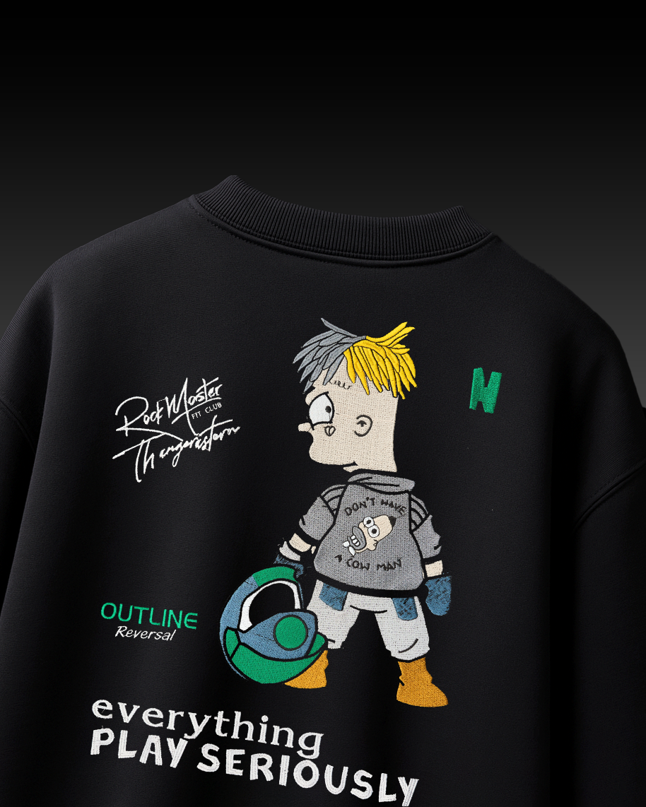 HOWLEY EMBROIDERY OVER-SIZED T SHIRT