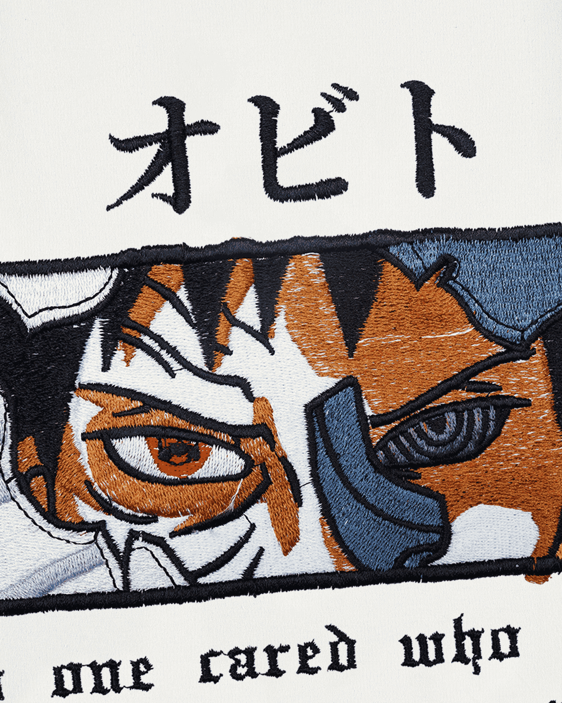 OBITO EMBROIDERY OVER-SIZED T SHIRT