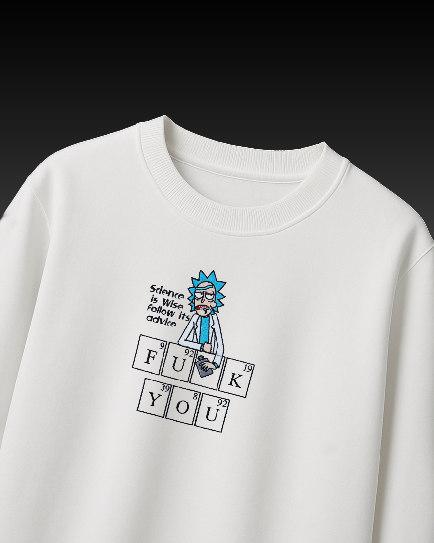 FUCK YOU EMBROIDERY OVER-SIZED T SHIRT
