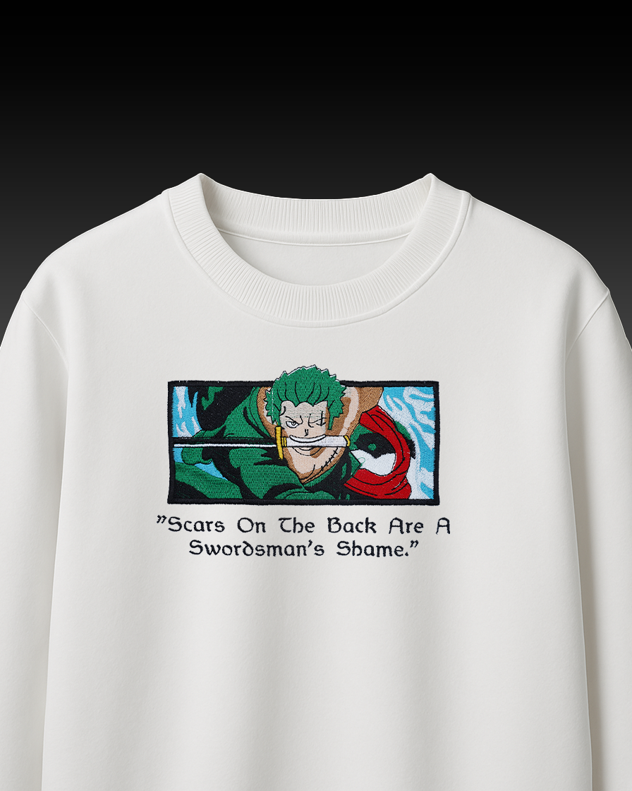 ZORO EMBROIDERY OVER-SIZED T SHIRT