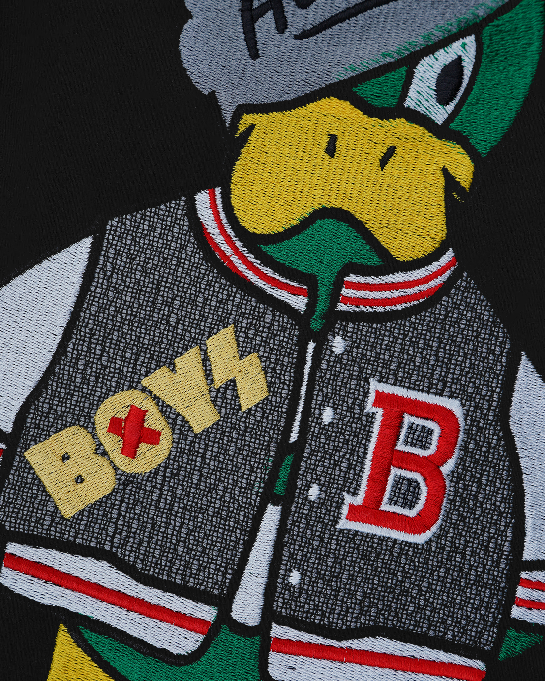 PINKFLY DUCK EMBROIDERY OVER-SIZED T SHIRT