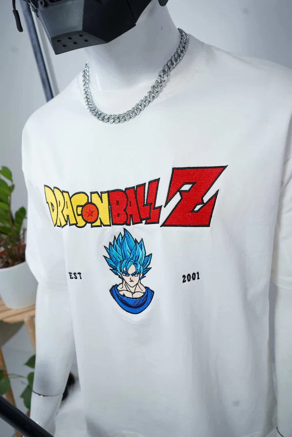 GOKU EMBROIDERY OVER-SIZED T SHIRT