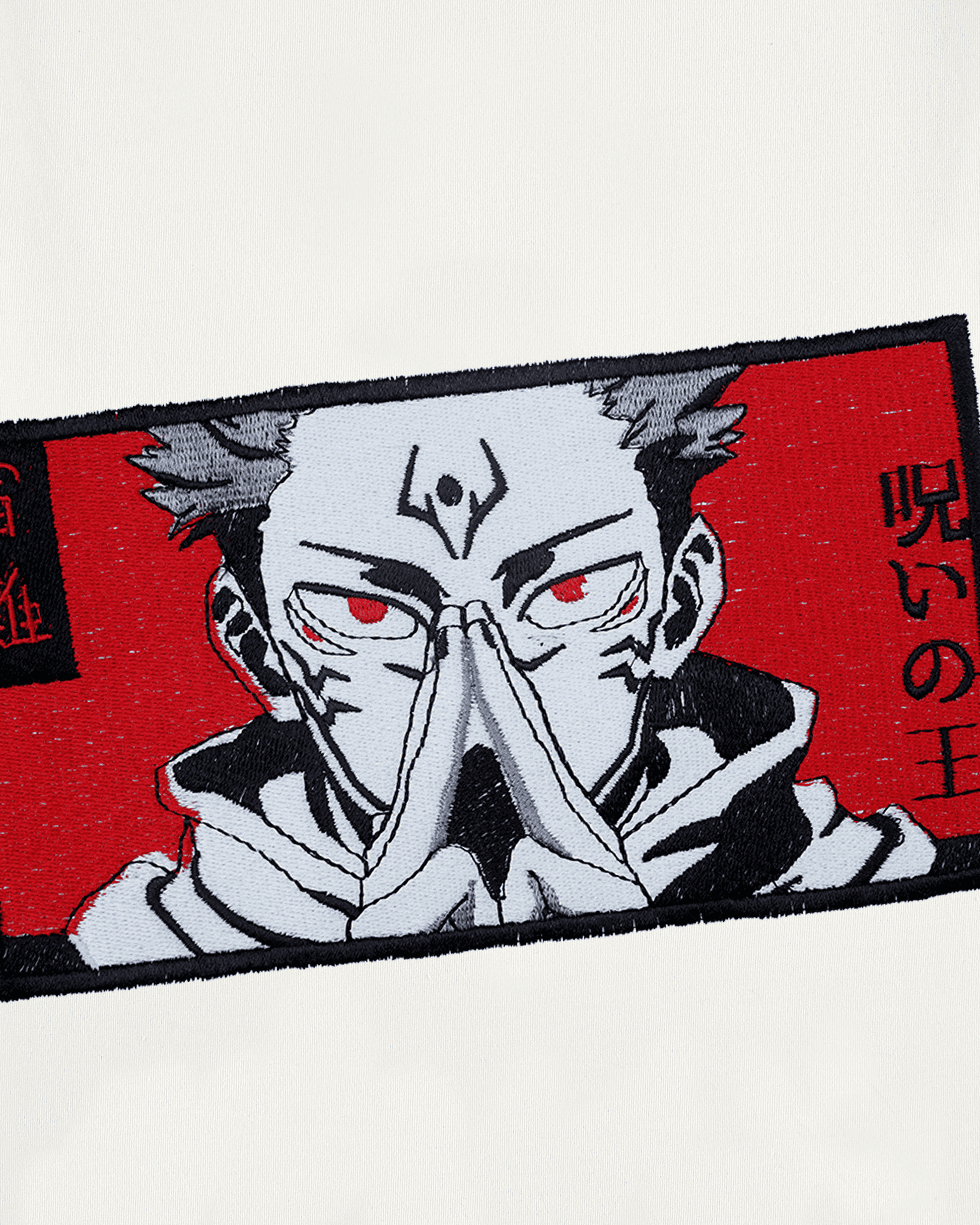 SUKUNA EMBROIDERY OVERSIZED T SHIRT