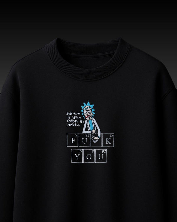 Fuck You Embroidery Over-Sized T Shirt