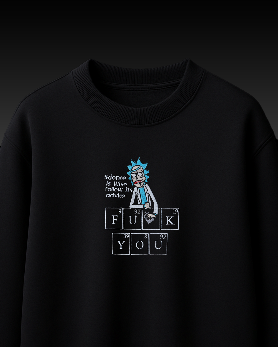 FUCK YOU EMBROIDERY OVER-SIZED T SHIRT