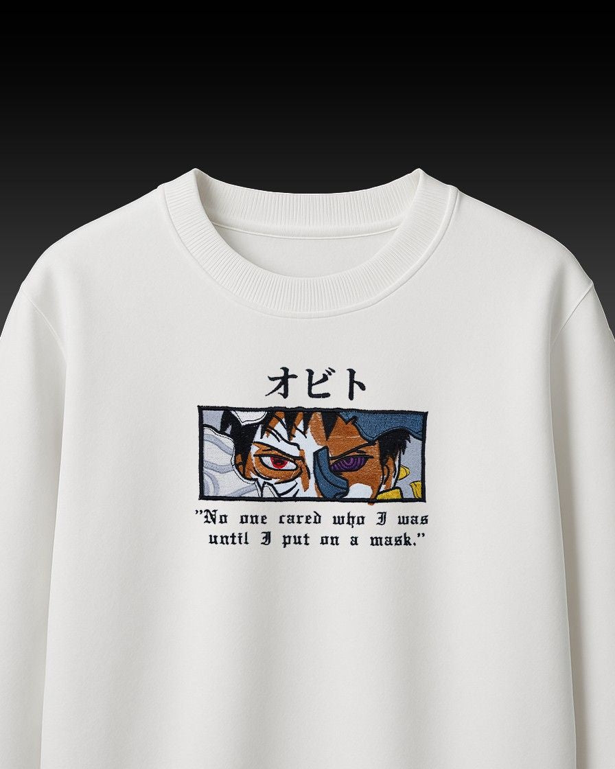 Obito Embroidery Over-Sized T Shirt