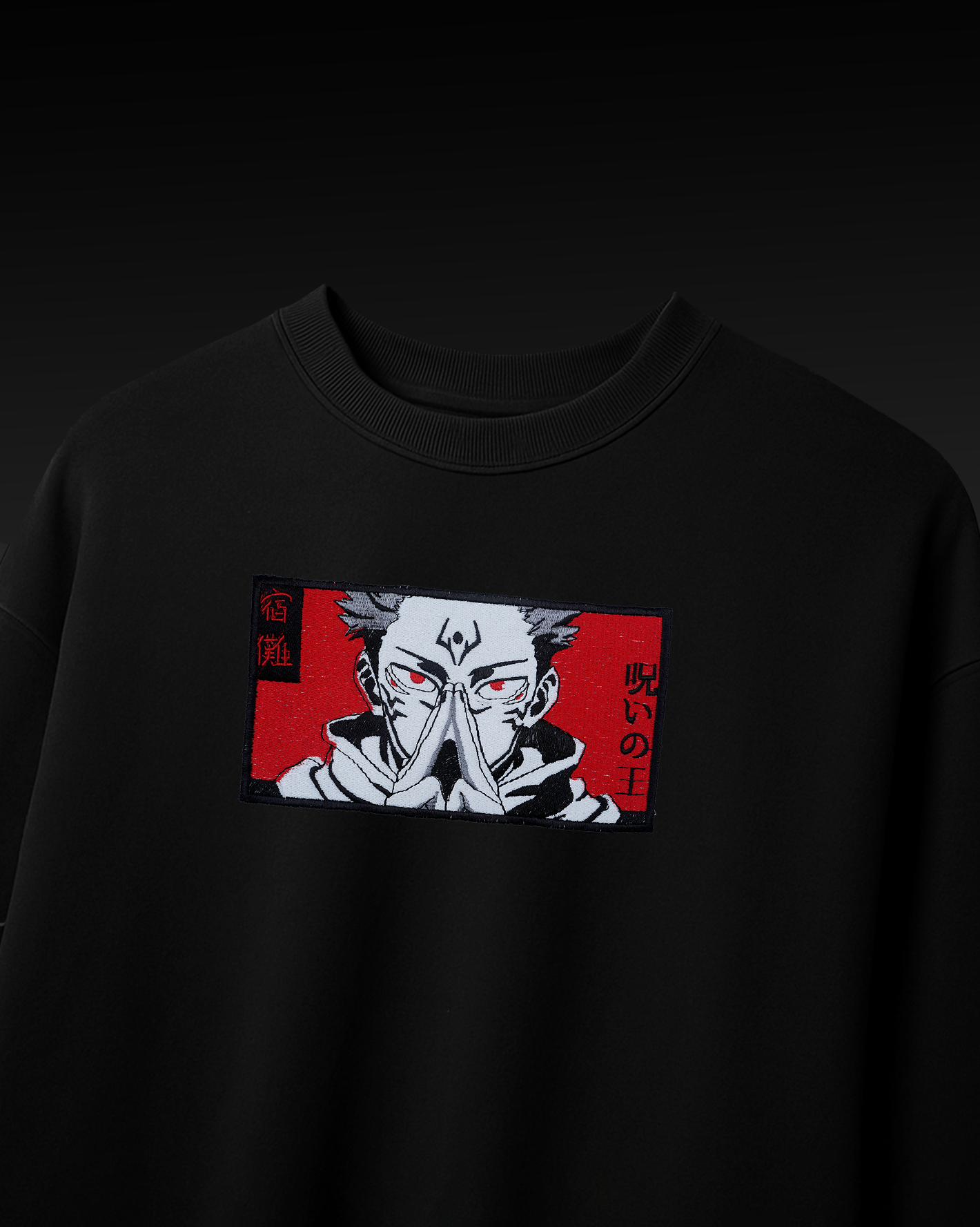 SUKUNA EMBROIDERY OVERSIZED T SHIRT