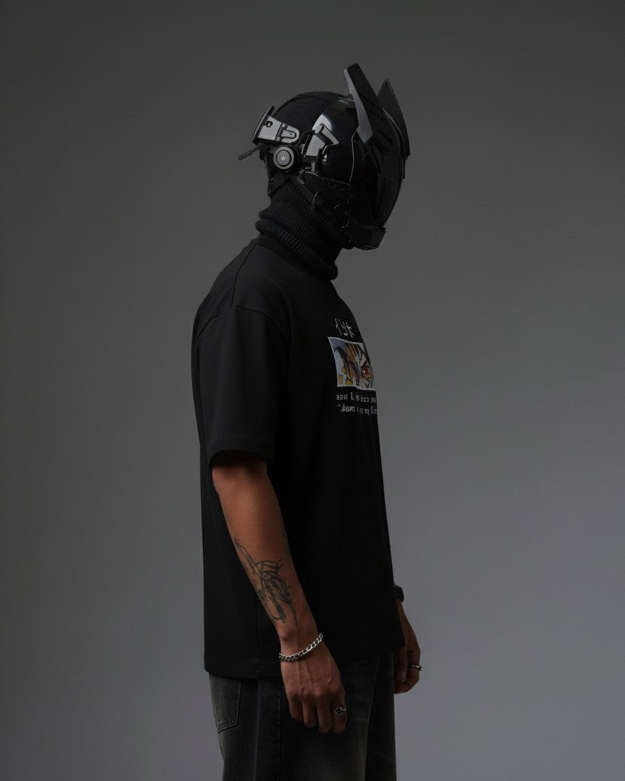 OBITO EMBROIDERY OVER-SIZED T SHIRT