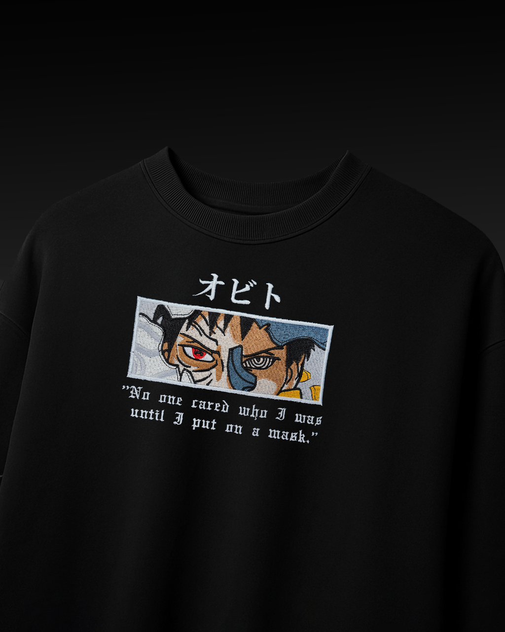 OBITO EMBROIDERY OVER-SIZED T SHIRT