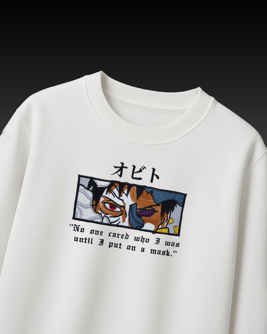 OBITO EMBROIDERY OVER-SIZED T SHIRT