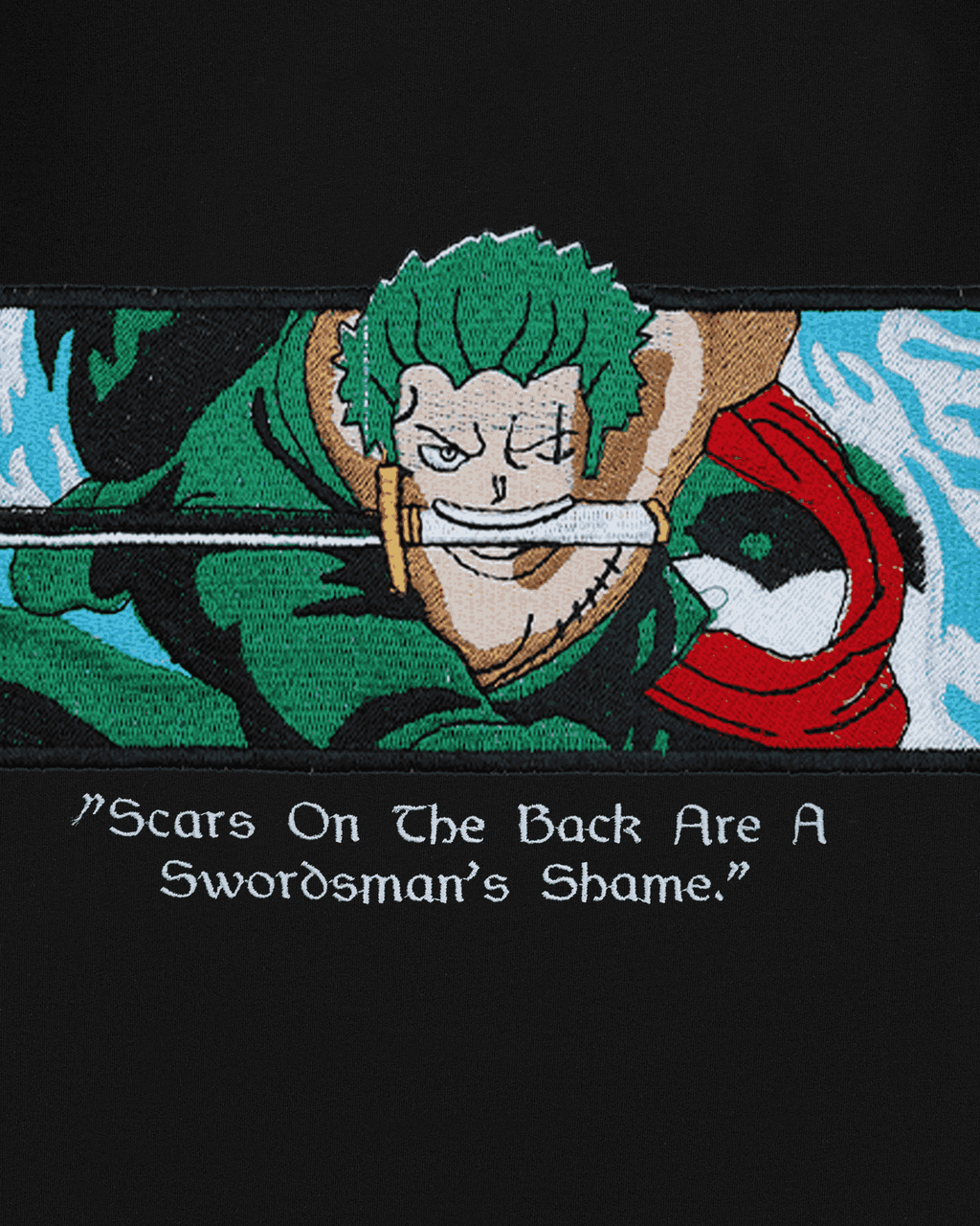 ZORO EMBROIDERY OVER-SIZED T SHIRT