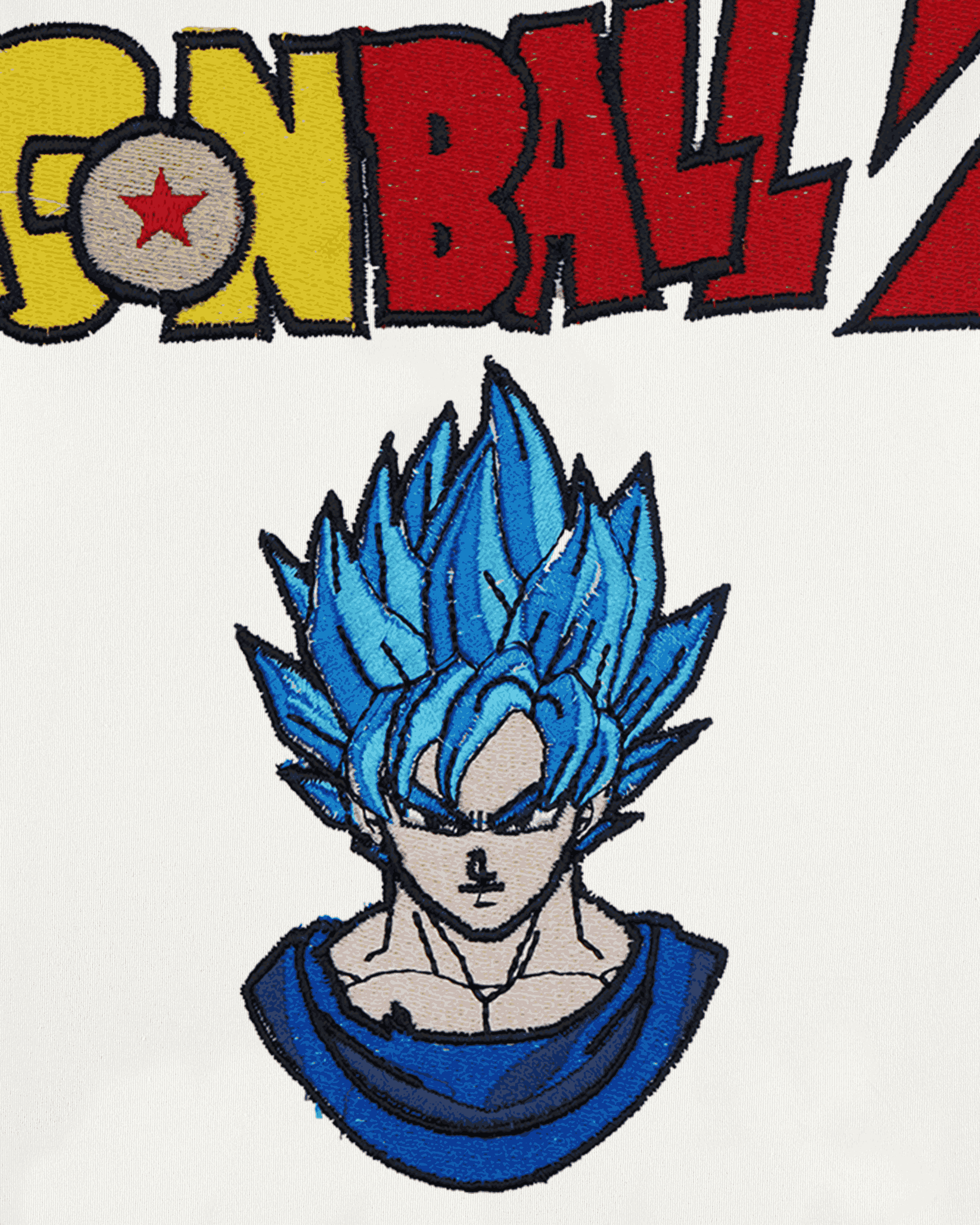 GOKU EMBROIDERY OVER-SIZED T SHIRT