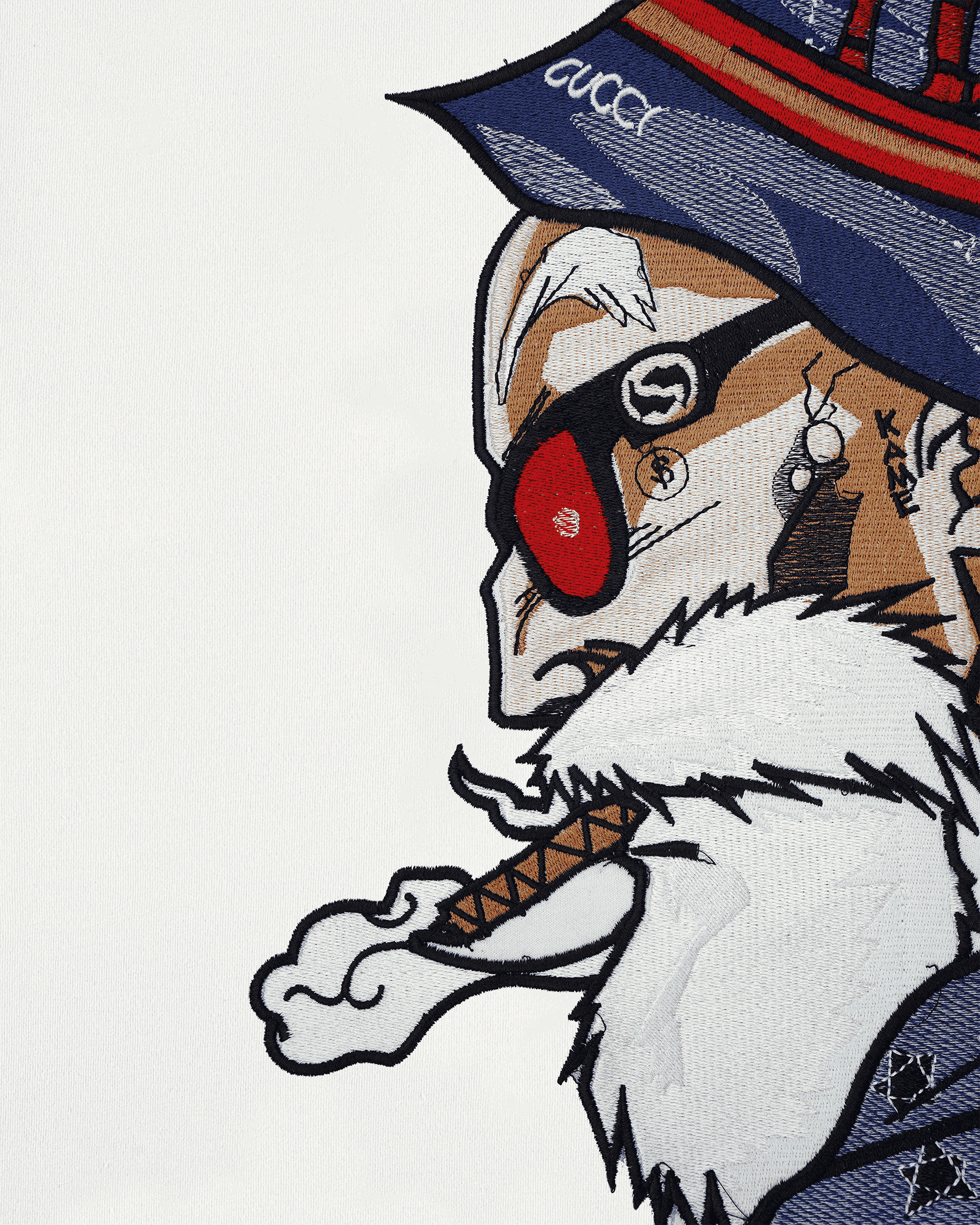 MARLBORO EMBROIDERY OVER-SIZED T SHIRT