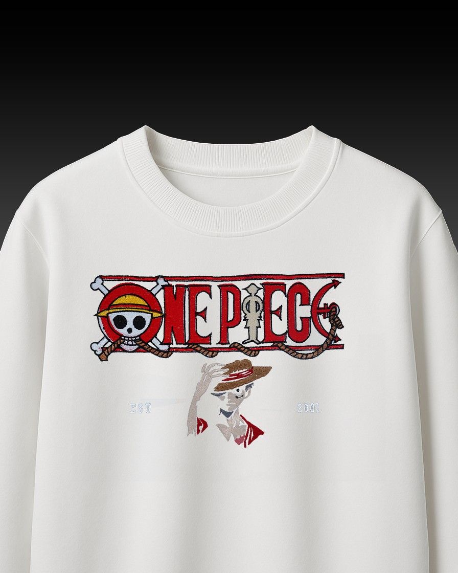 One-Piece Embroidery Over-Sized T Shirt