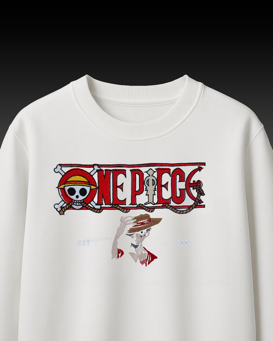 ONE-PIECE EMBROIDERY OVER-SIZED T SHIRT