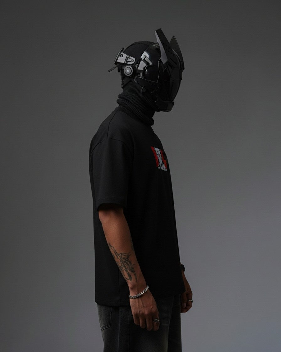 SUKUNA EMBROIDERY OVERSIZED T SHIRT