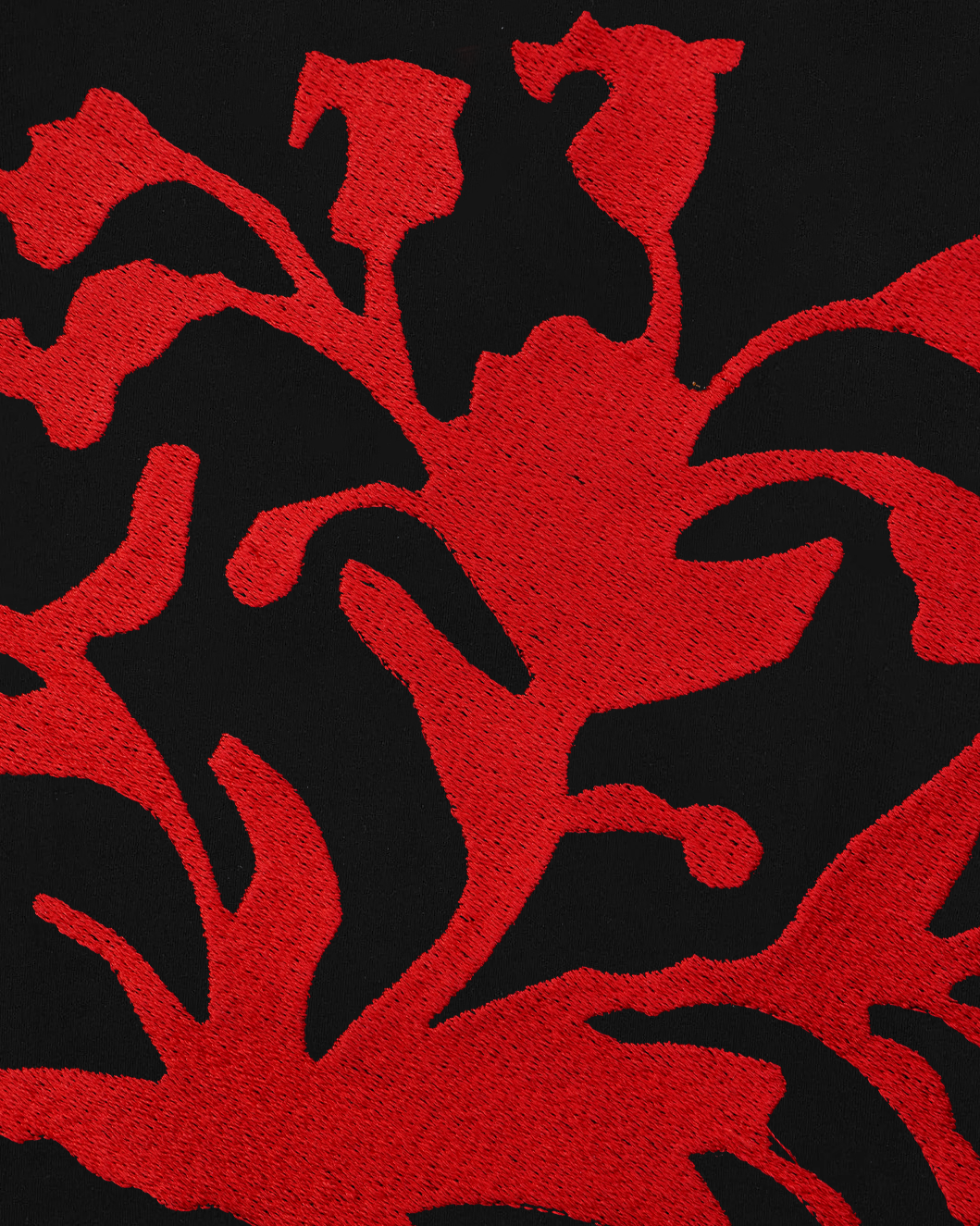 BONSAI TREE EMBROIDERY OVER-SIZED T SHIRT